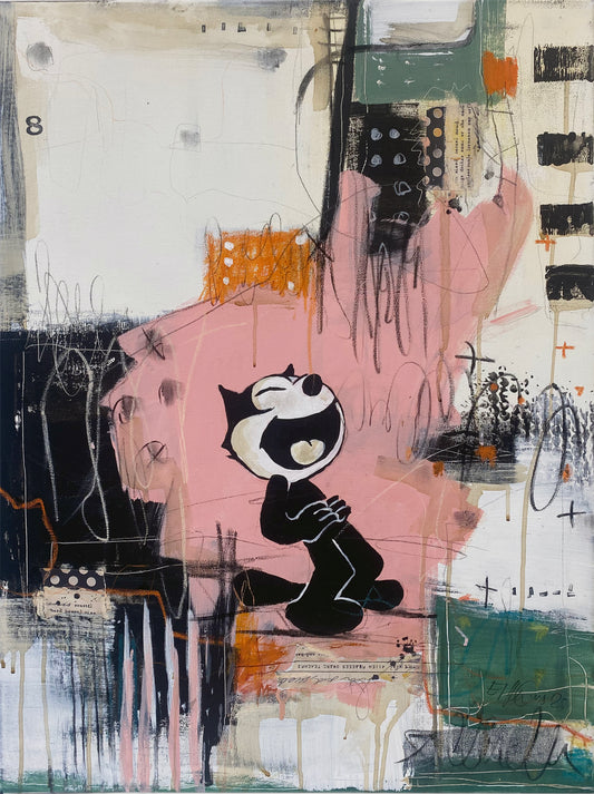 El Monx "Happy" 70x50cm - Fine Art Print Limited Edition of 20