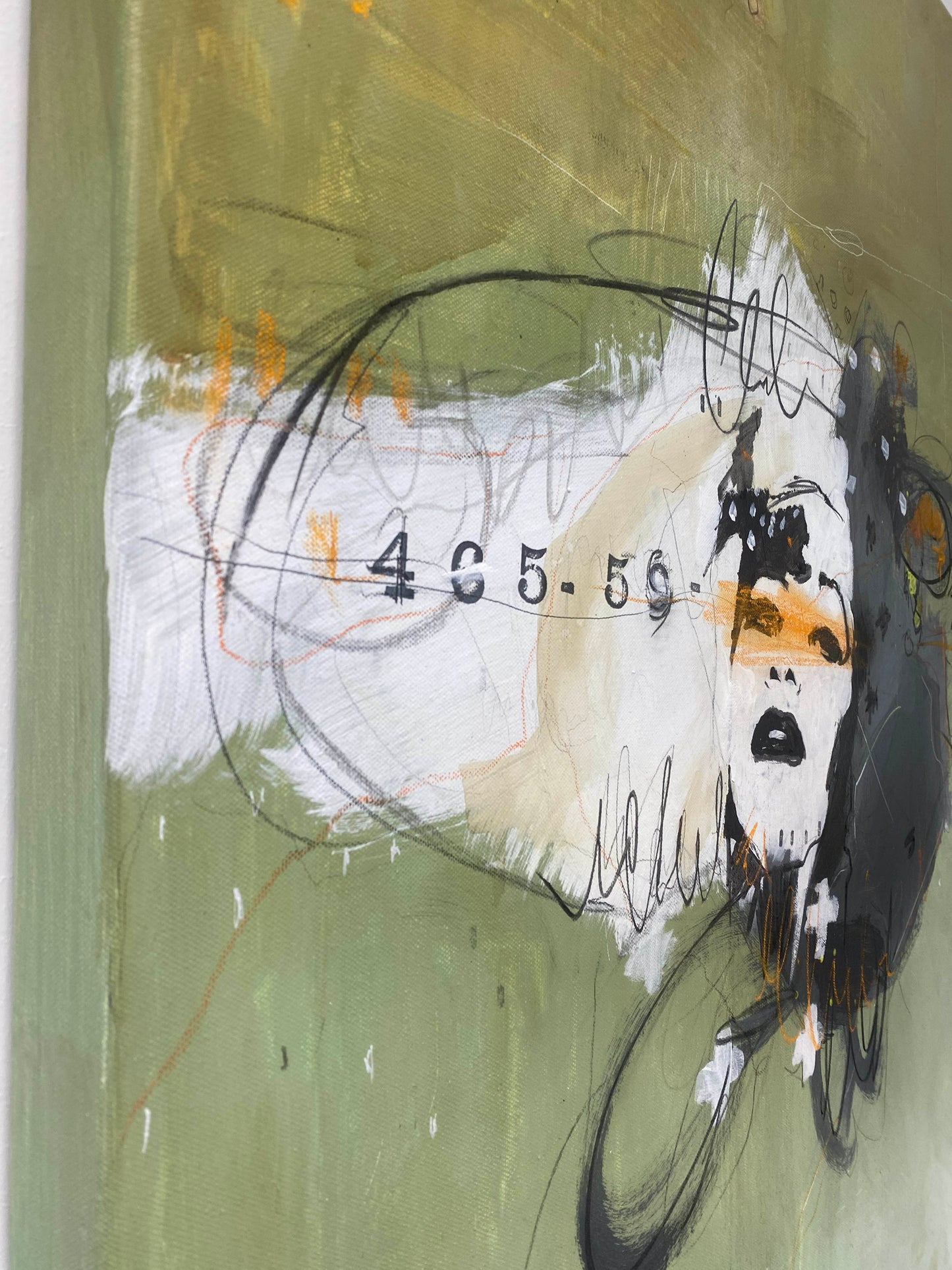 untitled  -  acrylics and mixed media on canvas 100 x 100 x 4,5cm