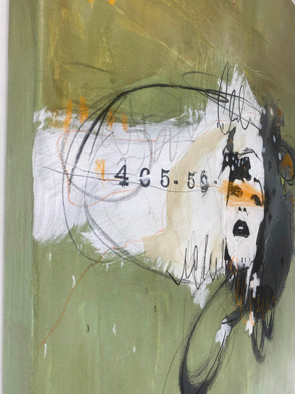 untitled  -  acrylics and mixed media on canvas 100 x 100 x 4,5cm