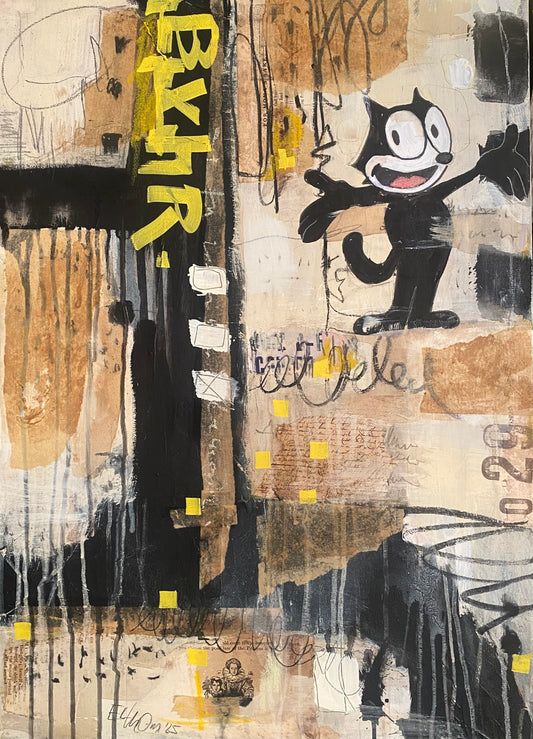 El Monx "Chaos Chat Luxe no 1"- 70x50cm - Fine Art Print Limited Edition of 20