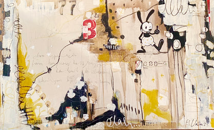El Monx "ohlala"- 70x43cm - Fine Art Print Limited Edition of 50